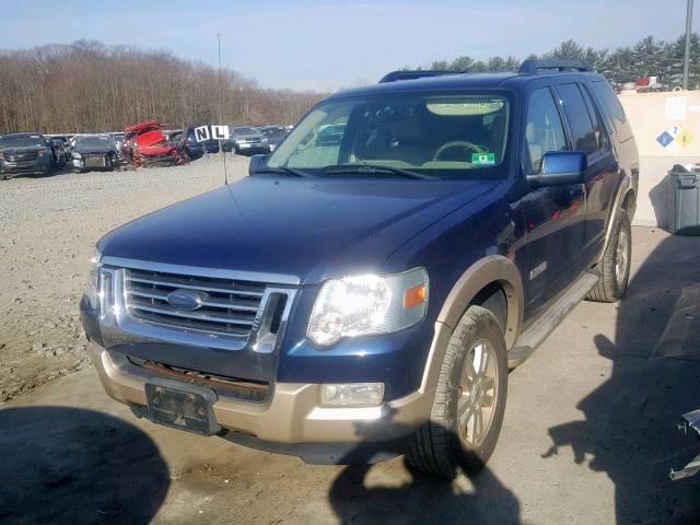 1FMEU74E68UA27163 - 2008 FORD EXPLORER E BLUE photo 2