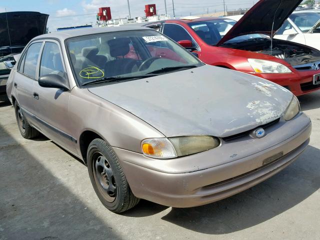 1Y1SK5280WZ425334 - 1998 CHEVROLET GEO PRIZM BEIGE photo 1