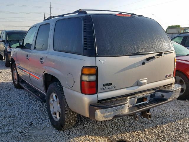 1GKEC13Z54R295132 - 2004 GMC YUKON BEIGE photo 3