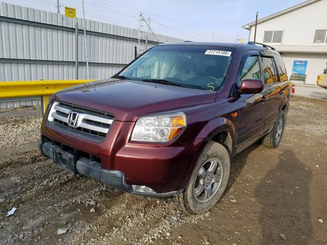 5FNYF28398B002774 - 2008 HONDA PILOT SE  photo 2