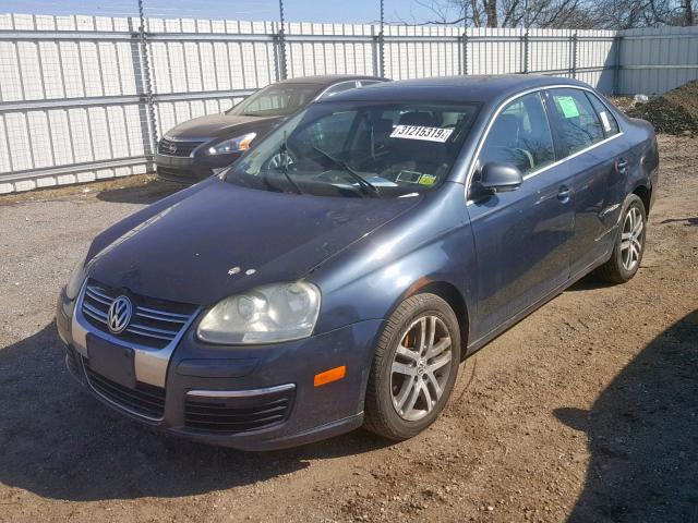 3VWSG71K36M623502 - 2006 VOLKSWAGEN JETTA 2.5 BLUE photo 2