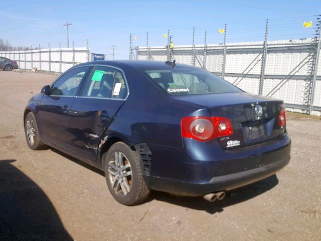 3VWSG71K36M623502 - 2006 VOLKSWAGEN JETTA 2.5 BLUE photo 3