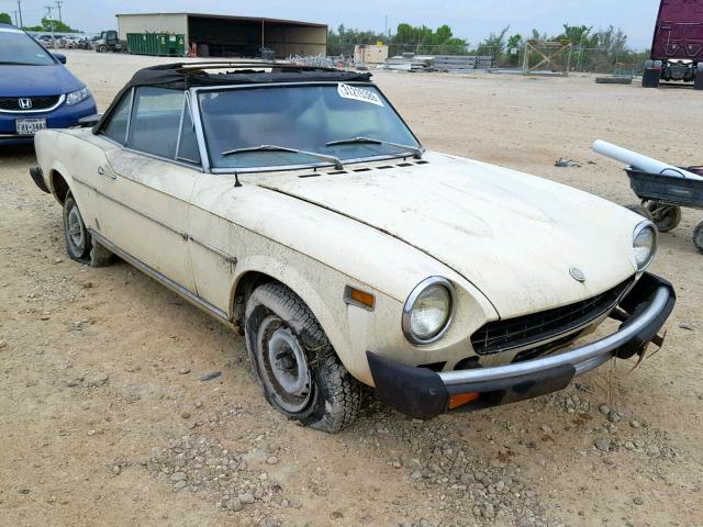 124CS10116506 - 1977 FIAT 124 SPIDER YELLOW photo 1