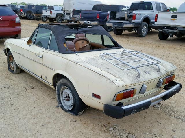 124CS10116506 - 1977 FIAT 124 SPIDER YELLOW photo 3