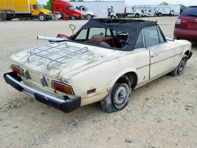 124CS10116506 - 1977 FIAT 124 SPIDER YELLOW photo 4