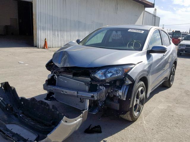 3CZRU6H55JG729679 - 2018 HONDA HR-V EX SILVER photo 2