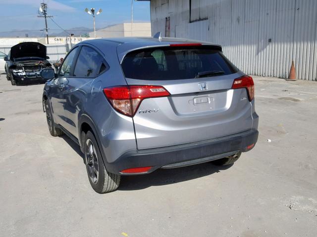 3CZRU6H55JG729679 - 2018 HONDA HR-V EX SILVER photo 3