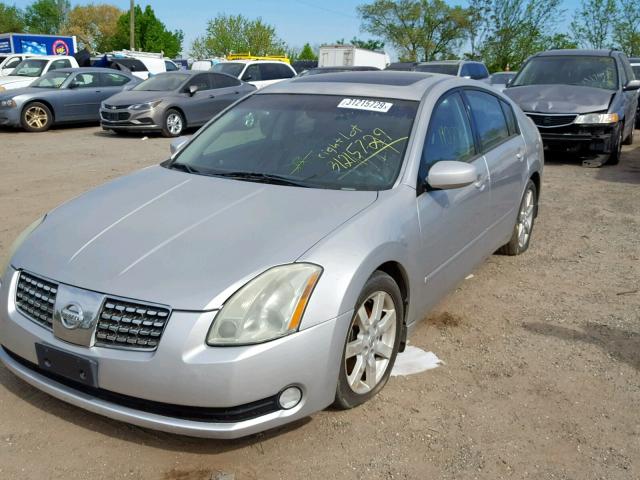 1N4BA41E64C871728 - 2004 NISSAN MAXIMA SE SILVER photo 2