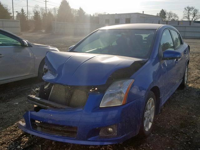 3N1AB6AP6AL699350 - 2010 NISSAN SENTRA 2.0 BLUE photo 2