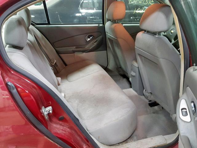 1G1ZS58F87F179296 - 2007 CHEVROLET MALIBU LS MAROON photo 6