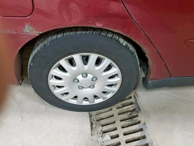 1G1ZS58F87F179296 - 2007 CHEVROLET MALIBU LS MAROON photo 9