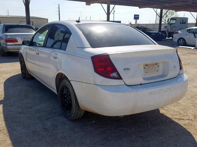 1G8AZ55F37Z209771 - 2007 SATURN ION LEVEL WHITE photo 3