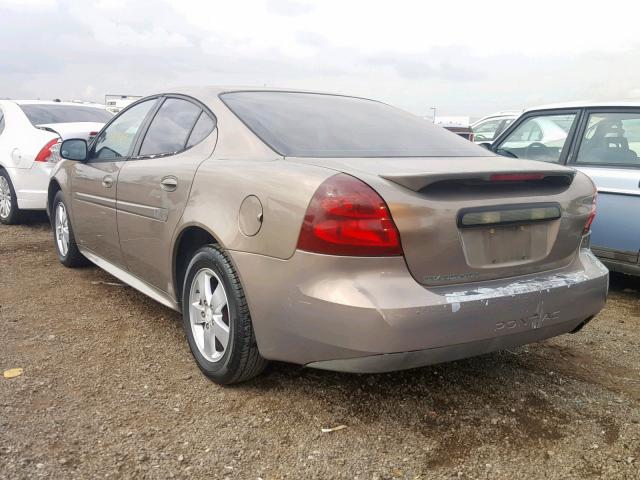 2G2WP552071207827 - 2007 PONTIAC GRAND PRIX BROWN photo 3