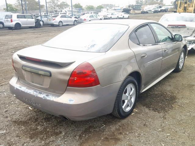 2G2WP552071207827 - 2007 PONTIAC GRAND PRIX BROWN photo 4