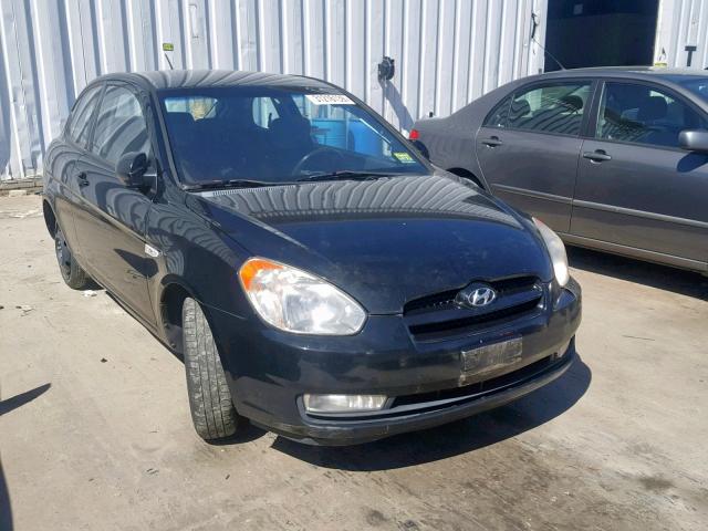 KMHCN36C67U027476 - 2007 HYUNDAI ACCENT SE BLACK photo 1