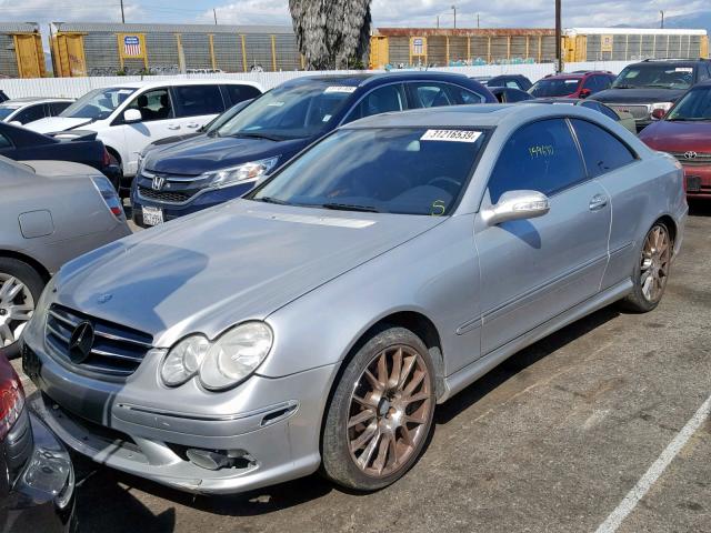 WDBTJ75J43F041834 - 2003 MERCEDES-BENZ CLK 500 SILVER photo 2