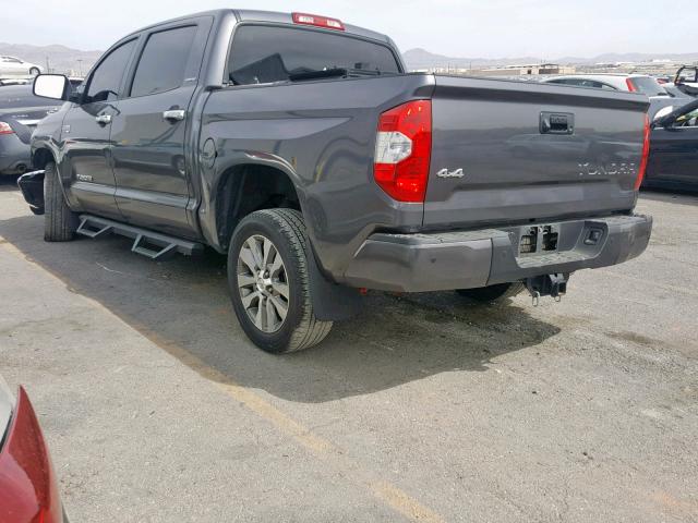 5TFHY5F19HX603377 - 2017 TOYOTA TUNDRA CRE GRAY photo 3