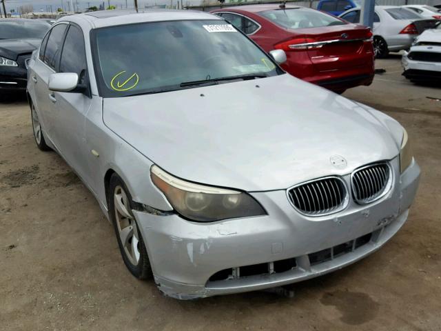 WBANA53514B175534 - 2004 BMW 525 I SILVER photo 1