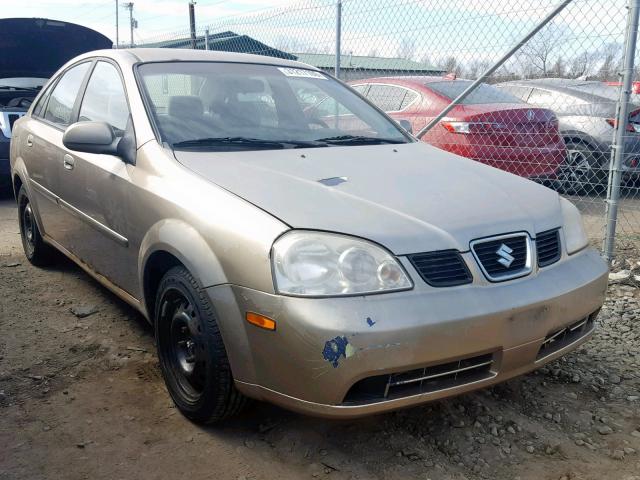 KL5JD52Z74K995989 - 2004 SUZUKI FORENZA S TAN photo 1