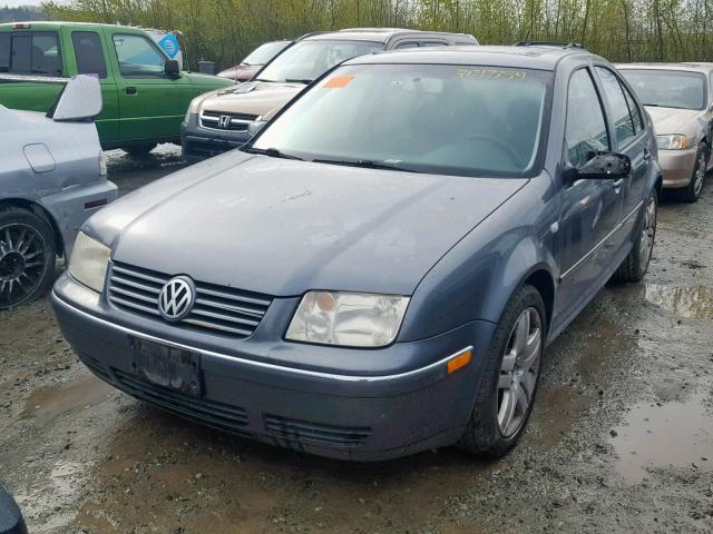 3VWSE69M74M103628 - 2004 VOLKSWAGEN JETTA GLS GRAY photo 2