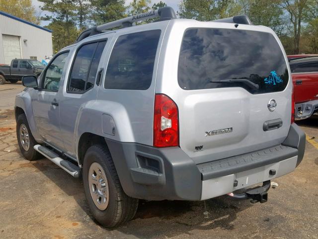 5N1AN0NU7EN808806 - 2014 NISSAN XTERRA X SILVER photo 3