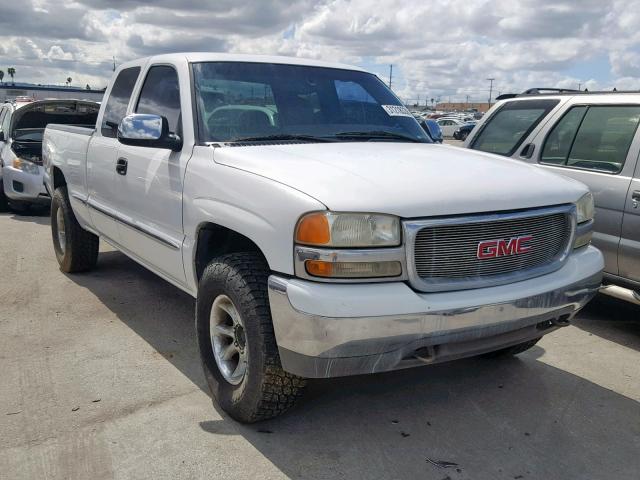 2GTEK19T7X1529740 - 1999 GMC NEW SIERRA WHITE photo 1