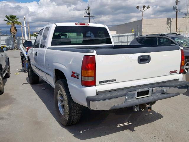 2GTEK19T7X1529740 - 1999 GMC NEW SIERRA WHITE photo 3