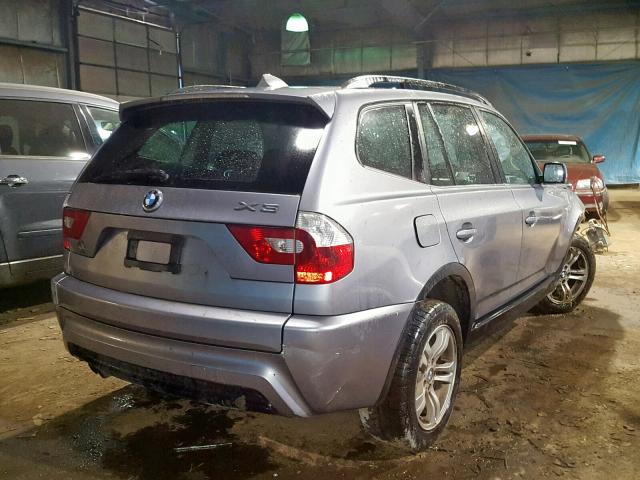 WBXPA93426WG91204 - 2006 BMW X3 3.0I GRAY photo 4