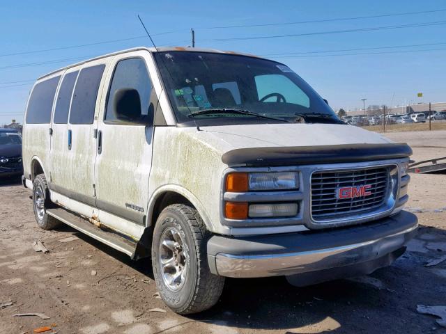 1GJHG35G111160799 - 2001 GMC SAVANA G35 WHITE photo 1