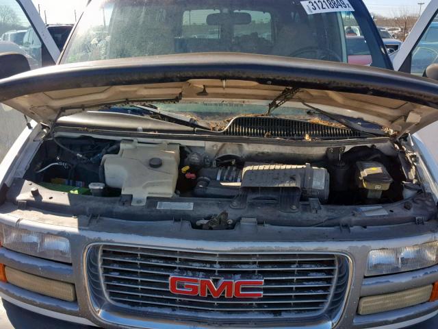 1GJHG35G111160799 - 2001 GMC SAVANA G35 WHITE photo 7