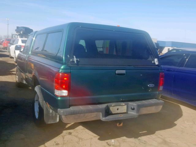 1FTYR10V7YPB91400 - 2000 FORD RANGER GREEN photo 3