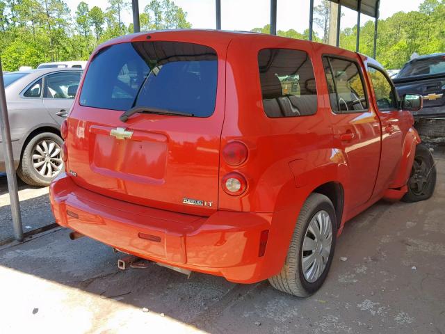 3GNCA23B69S547161 - 2009 CHEVROLET HHR LT RED photo 4