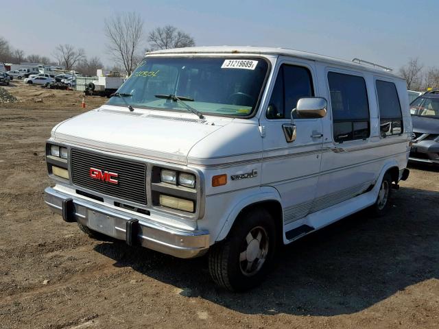 1GDEG25K2SF500504 - 1995 GMC RALLY WAGO WHITE photo 2