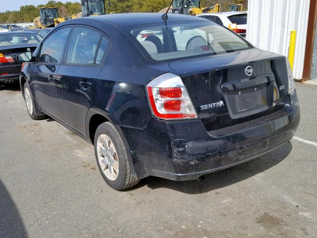 3N1AB61E27L617394 - 2007 NISSAN SENTRA 2.0 BLACK photo 3