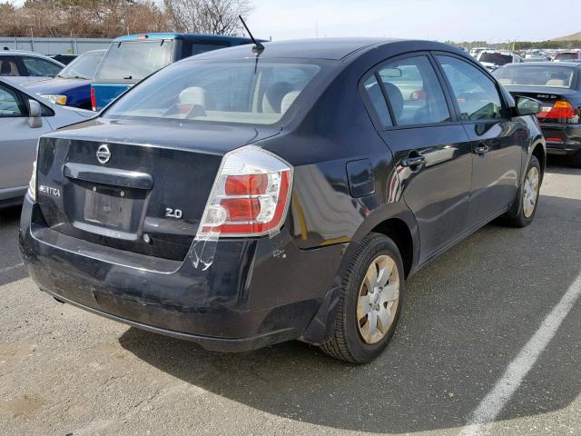 3N1AB61E27L617394 - 2007 NISSAN SENTRA 2.0 BLACK photo 4