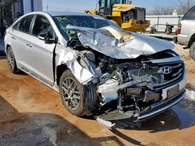 5NPE34ABXFH079080 - 2015 HYUNDAI SONATA SPO SILVER photo 1