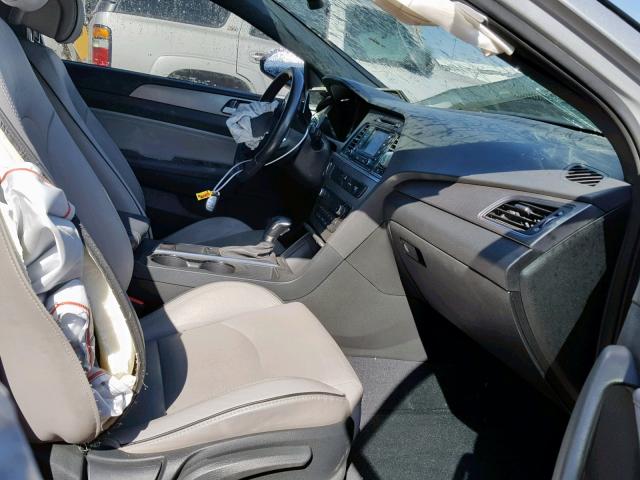 5NPE34ABXFH079080 - 2015 HYUNDAI SONATA SPO SILVER photo 5