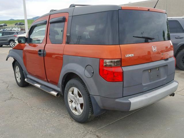 5J6YH27605L024218 - 2005 HONDA ELEMENT EX ORANGE photo 3