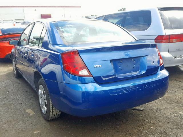 1G8AJ52F75Z168053 - 2005 SATURN ION LEVEL BLUE photo 3