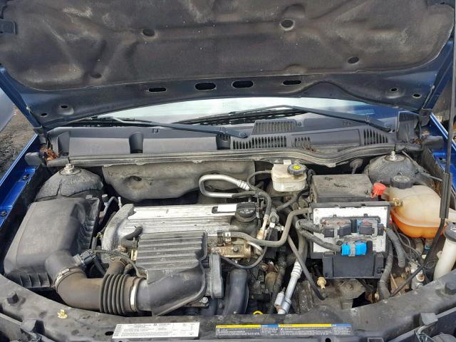 1G8AJ52F75Z168053 - 2005 SATURN ION LEVEL BLUE photo 7