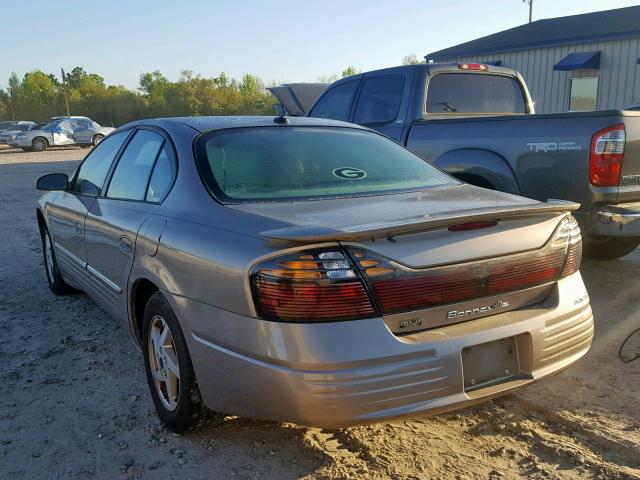 1G2HX52K534127841 - 2003 PONTIAC BONNEVILLE BEIGE photo 3