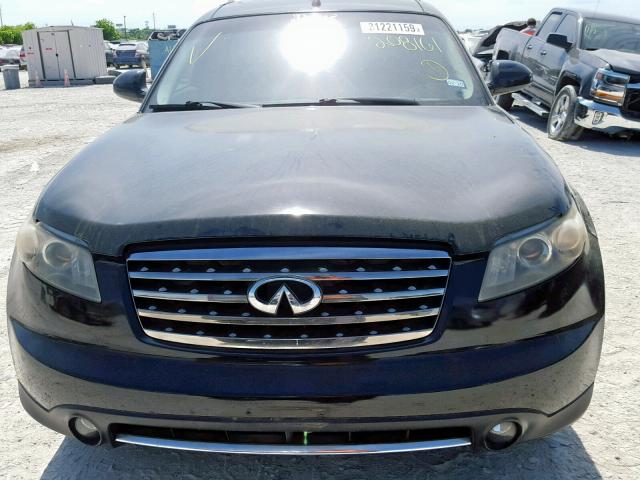 JNRAS08W06X208161 - 2006 INFINITI FX35 BLACK photo 9