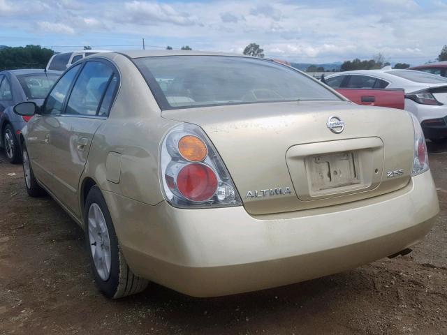 1N4AL11D03C167440 - 2003 NISSAN ALTIMA BAS GOLD photo 3