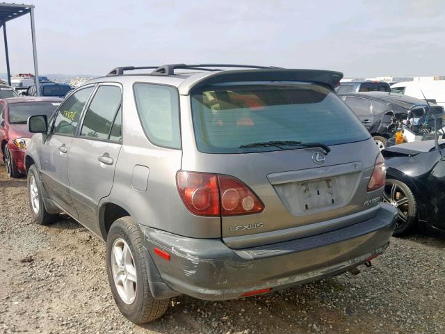 JT6HF10U3Y0121036 - 2000 LEXUS RX 300 GRAY photo 3