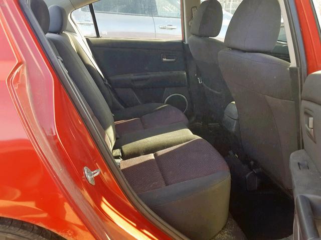 JM1BK323451247437 - 2005 MAZDA 3 S RED photo 6