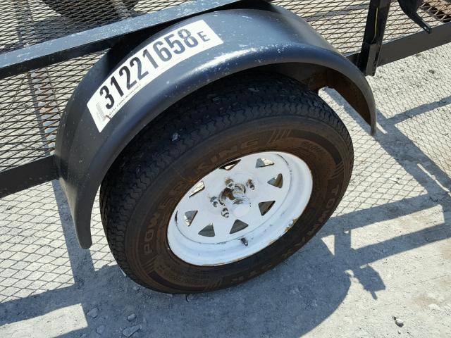 5FEUS08101C003826 - 2001 UTILITY TRAILER BLACK photo 10