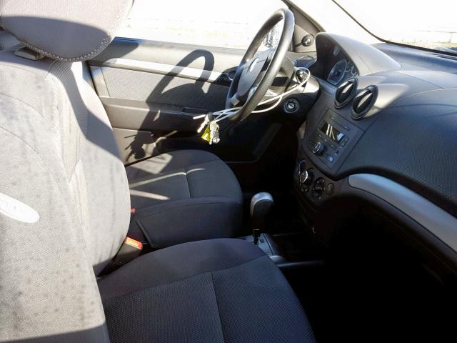 KL1TD566X7B037119 - 2007 CHEVROLET AVEO BASE Қара фото 5