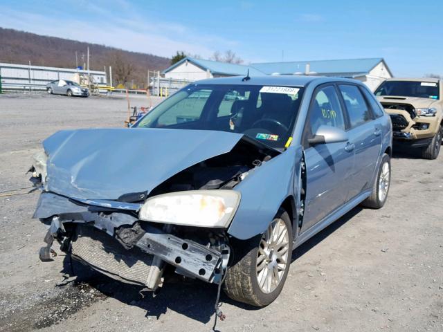 1G1ZU67NX7F162976 - 2007 CHEVROLET MALIBU MAX BLUE photo 2