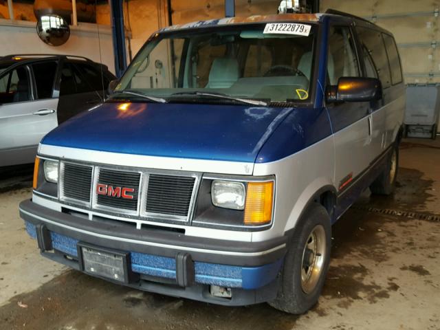 1GKEL19W0PB537450 - 1993 GMC SAFARI XT BLUE photo 2