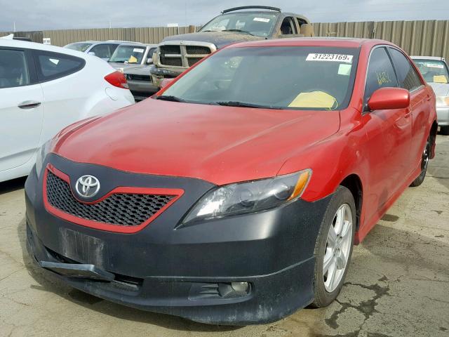 4T1BE46K77U117549 - 2007 TOYOTA CAMRY NEW RED photo 2